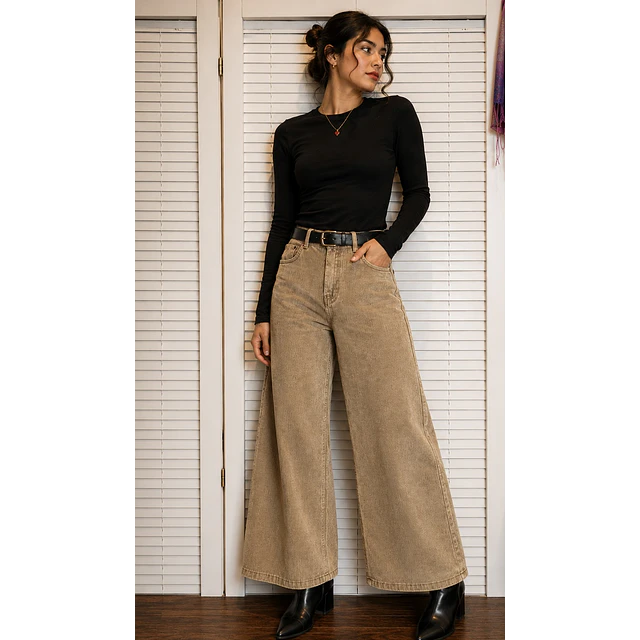 PANTALON COTELE TOSTADO 1