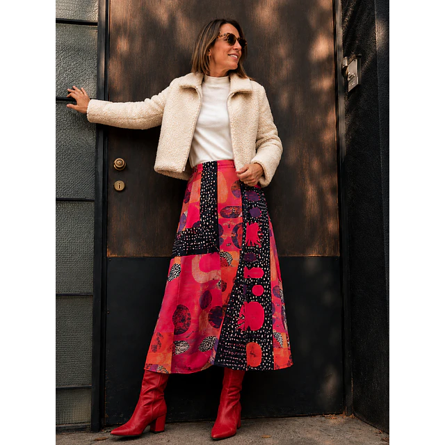 FALDA SOFÍA ROSADA