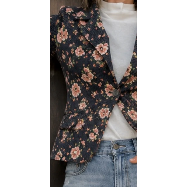 BLAZER COTELÉ FLOREADO 2