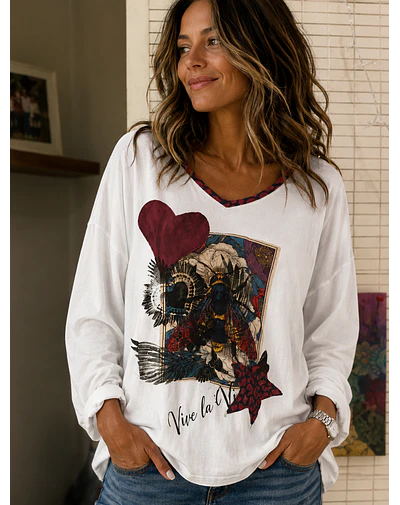 POLERA ABEJA BLANCA