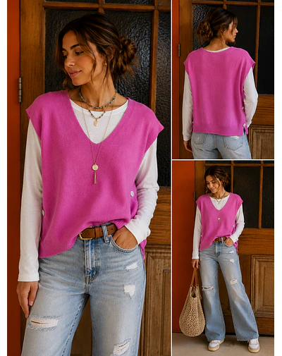 SWEATER MAITE FUCSIA
