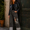 PANTALON TOTI NEGRO PATCHWORK L 1