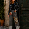 PANTALON TOTI NEGRO PATCHWORK S 1