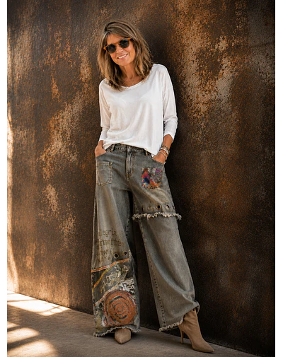 PANTALON BELEN GRIS L
