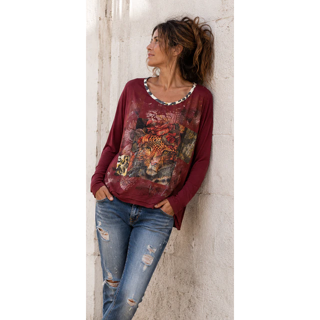 POLERA NACHA  BURDEO GRIS 1