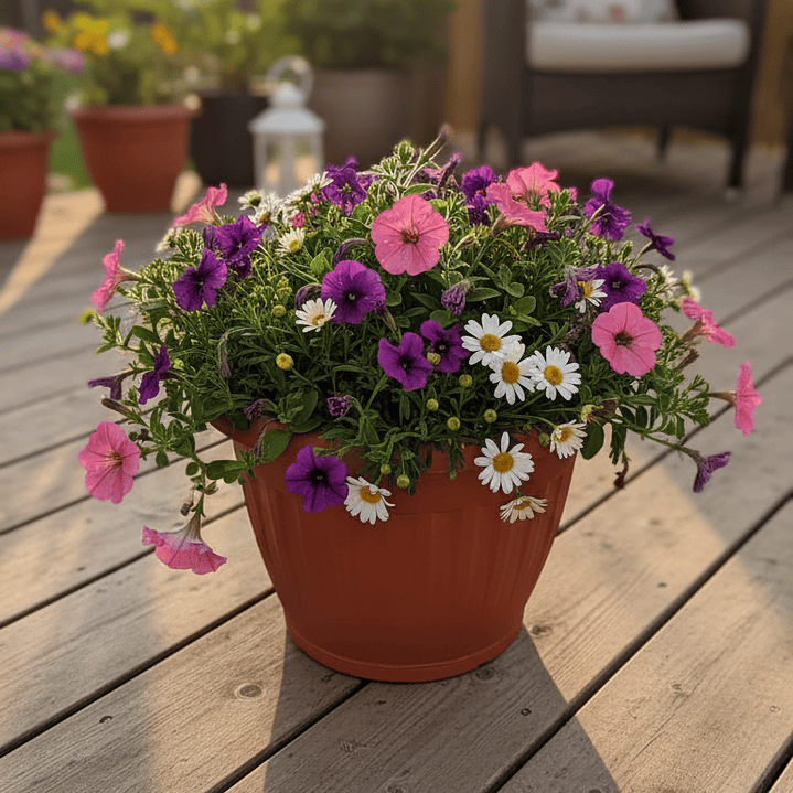 Maceta Decorativa Plástico Terracota - 50cm 3