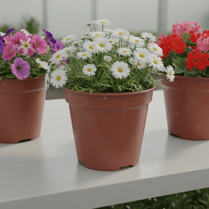 Maceteros lisos N21 pack Oferta X3 2