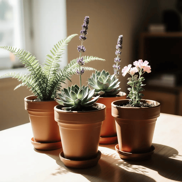 4 Maceteros lisos N15 3