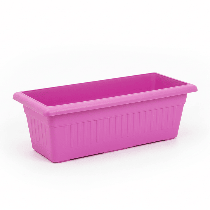 🌸 Jardinera Rectangular Premium - Color Rosa 1