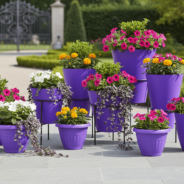 💜 Maceta Clásica Violeta - Sofisticación y Estilo 3