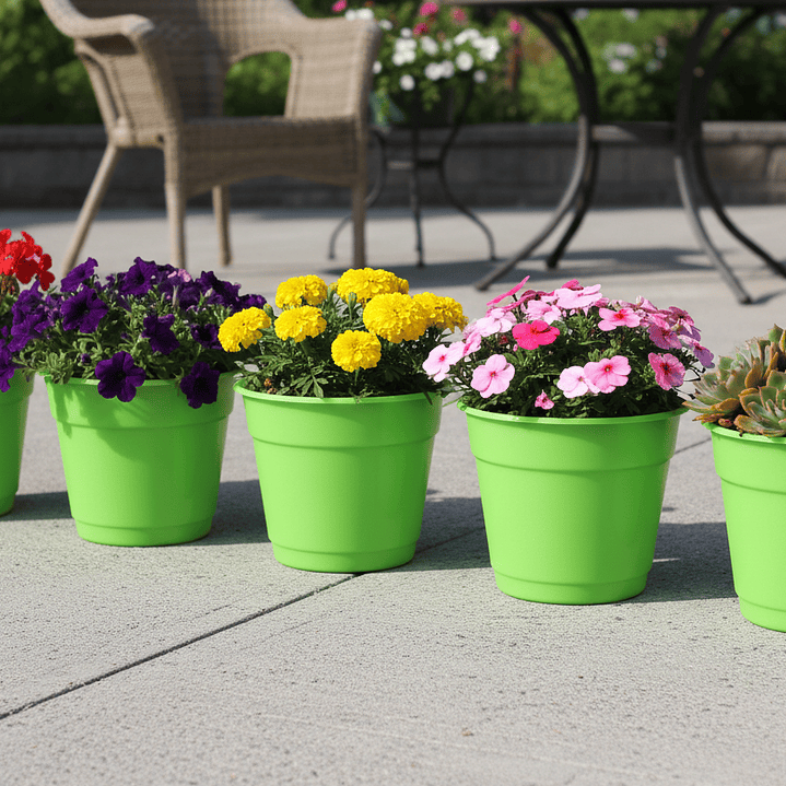 💚 Maceta Verde Brillante - Energía y Vitalidad 3