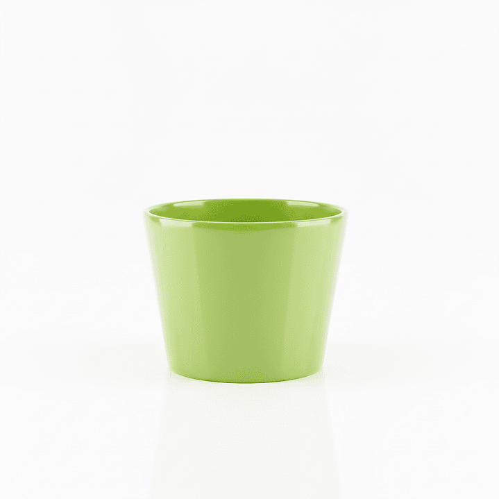 💚 Maceta Verde Brillante - Energía y Vitalidad 1