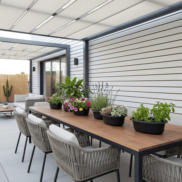 ⚫ Maceta Ovalada Negra - Elegancia Sofisticada 3