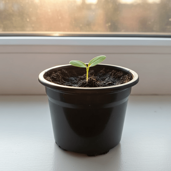 ⚫ Mini Maceta Negra Básica - Simplicidad Funcional 3