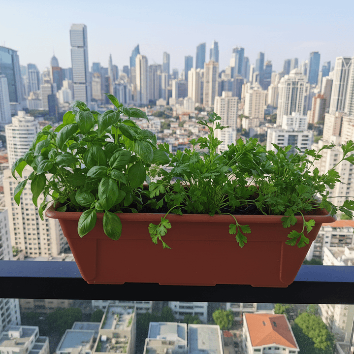 🧱 Jardinera Rectangular Terracota - Espacio y Elegancia 2