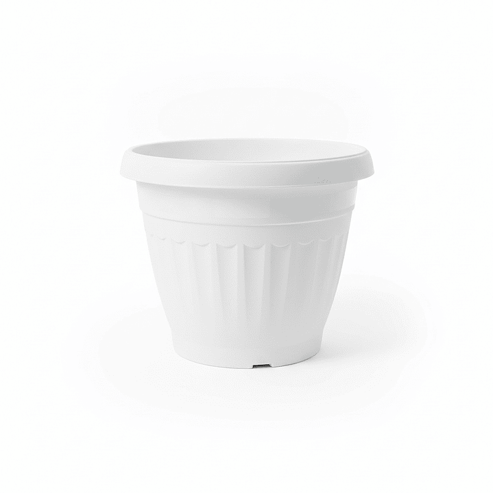 🏛️ Maceta Grande Clásica Blanca - Elegancia Monumental 3