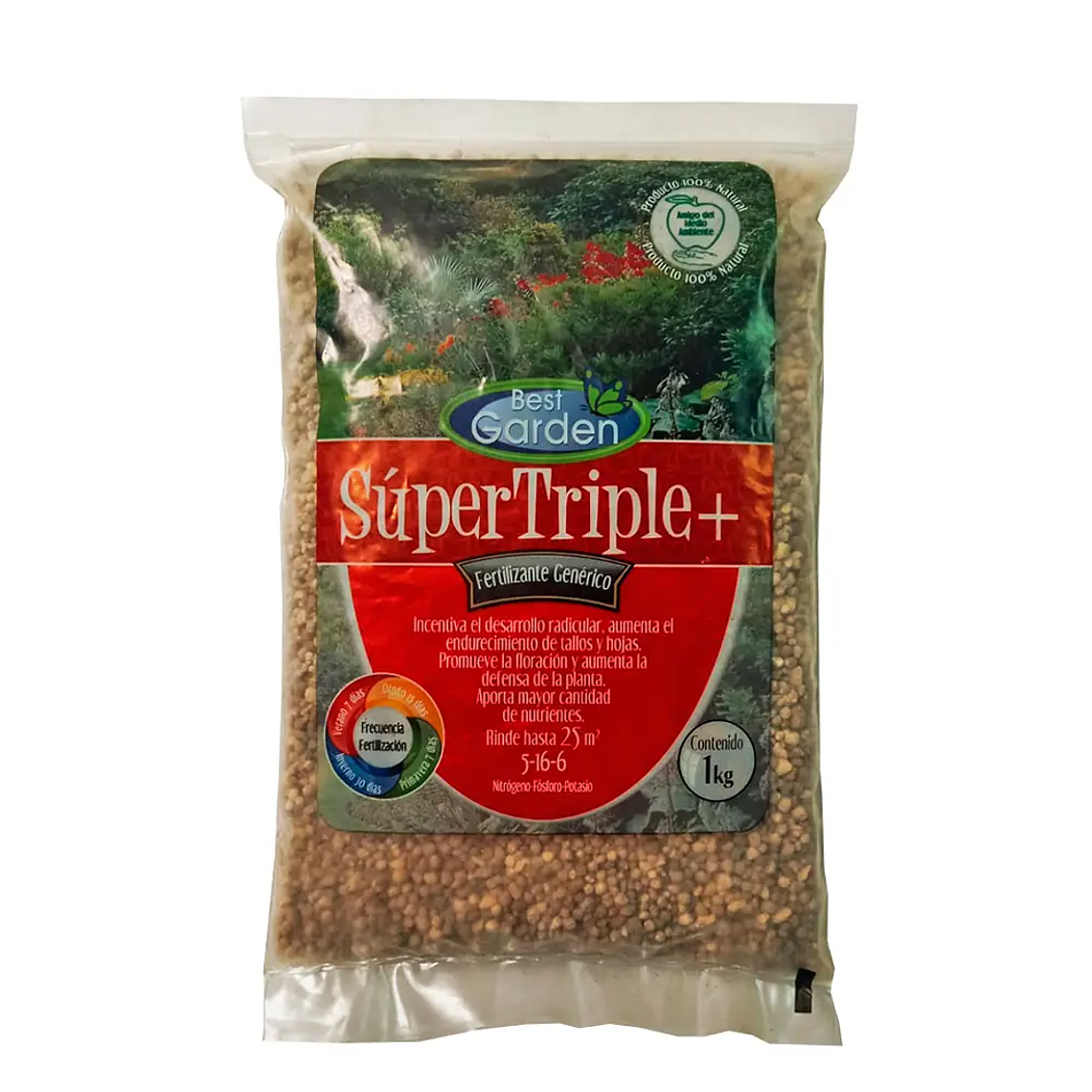 Fertilizante Super Triple+ NPK 5-16-6  1 Kg 1