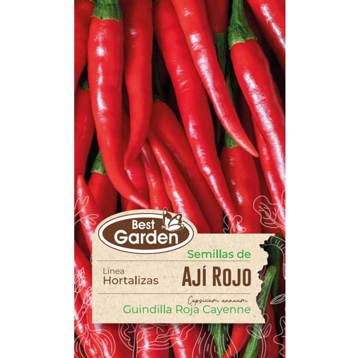 Semilla Ají Rojo 1Gr. Best Garden 1