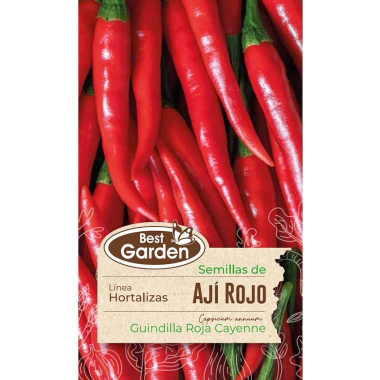 Semilla Ají Rojo 1Gr. Best Garden 1