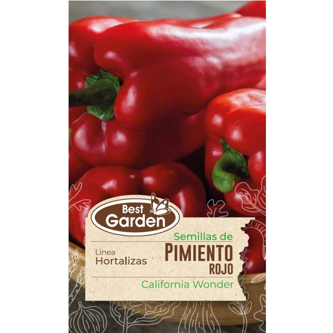 Semilla Pimiento Rojo 1 Gr. Best Garden 1