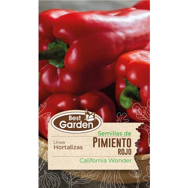 Semilla Pimiento Rojo 1 Gr. Best Garden 1