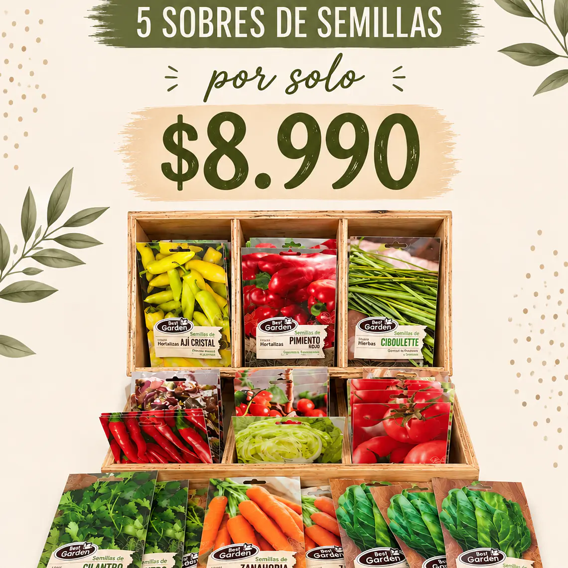 Pack 5 Semillas a Elección 1