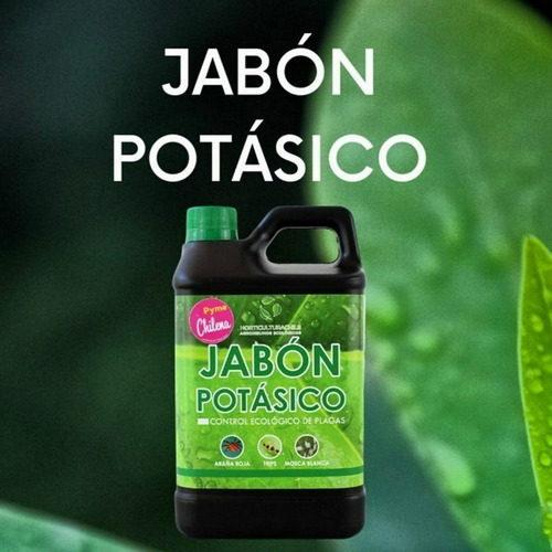 Jabón Potásico Insecticida Control Plagas Ecológico 1 L  2