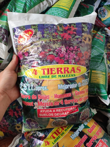 Bolsa Tierra Compost Orgánico 2,5 Litros 2