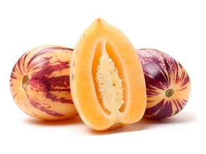 Pepino Dulce En Fruta Solanum Maricatum Arbusto Frutal