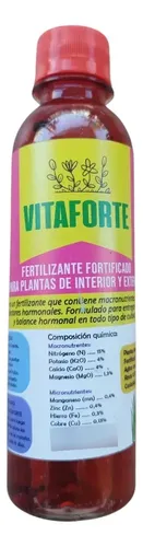 Fertilizante Fortificado Vitaforte Rojo 250ml 1