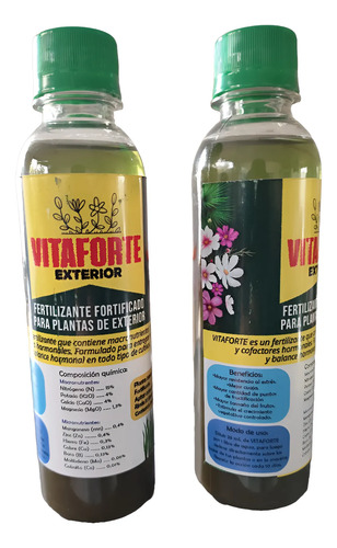 Fertilizante Fortificado Vitaforte Verde 250ml 1