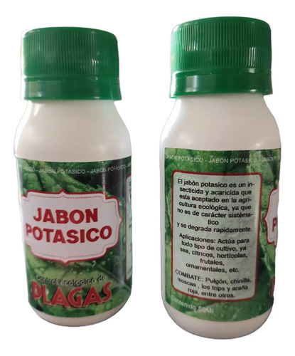 Jabón Potásico Insecticida Y Acaricida Ecológico 50ml 1