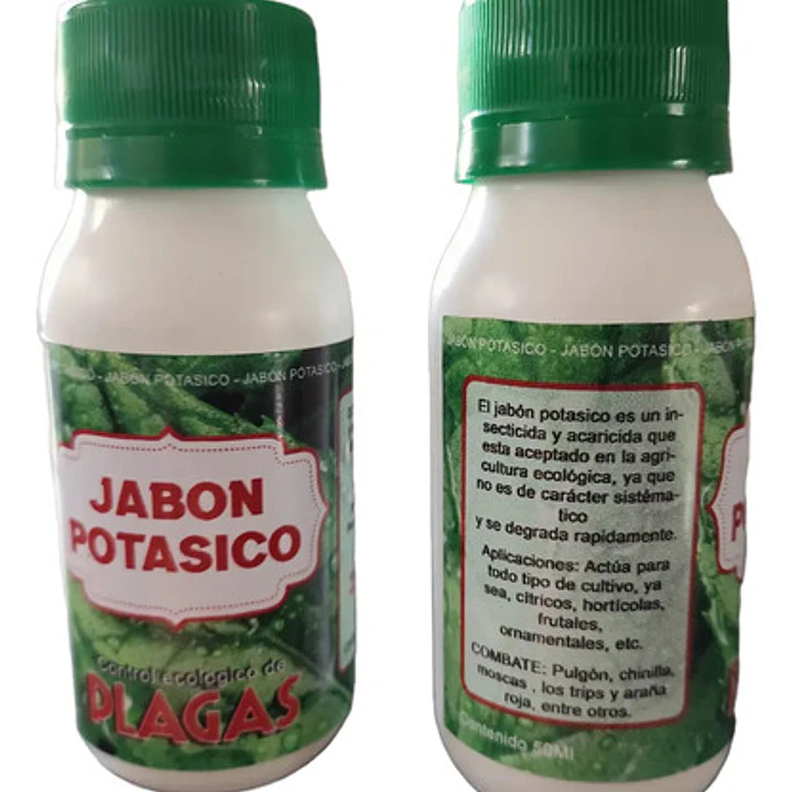 Jabón Potásico Insecticida Y Acaricida Ecológico 50ml 1