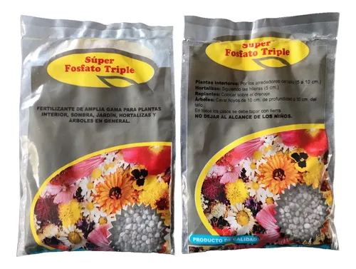 Super Fosfato Triple Fertilizante Sobre De Amplia Gama 15 Gr 1