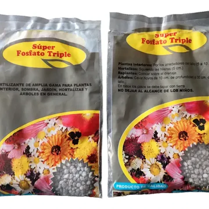 Super Fosfato Triple Fertilizante Sobre De Amplia Gama 15 Gr 1