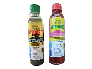 Pack Fertilizantes Vitaforte Rojo Y Verde 500ml, Buffer 250m