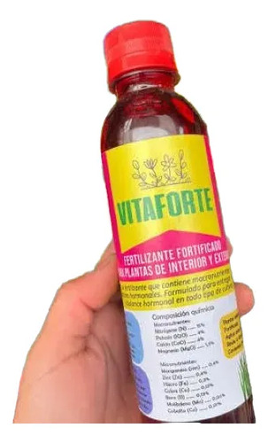 Pack Fertilizantes Vitaforte Rojo Y Verde 500ml, Buffer 250m 2