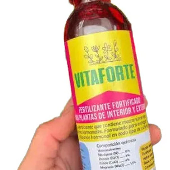 Pack Fertilizantes Vitaforte Rojo Y Verde 500ml, Buffer 250m 2