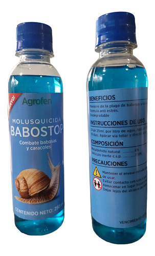 Molusquicida Caracoles Y Babosas 250 Ml 1