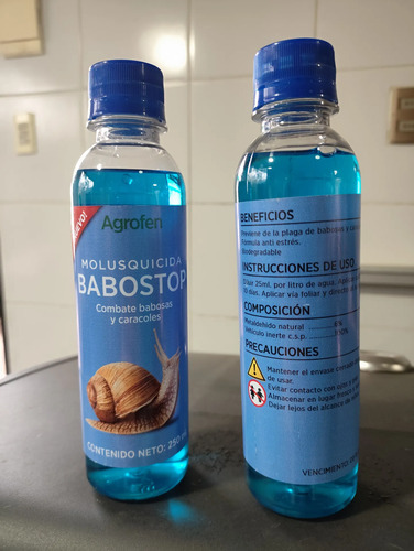 Molusquicida Caracoles Y Babosas 250 Ml 2