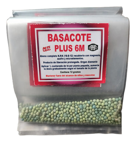 Abono Completo Basacote Plus 12gr 1