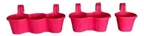 Macetero Balcón Colgante Doble 7,3l 1