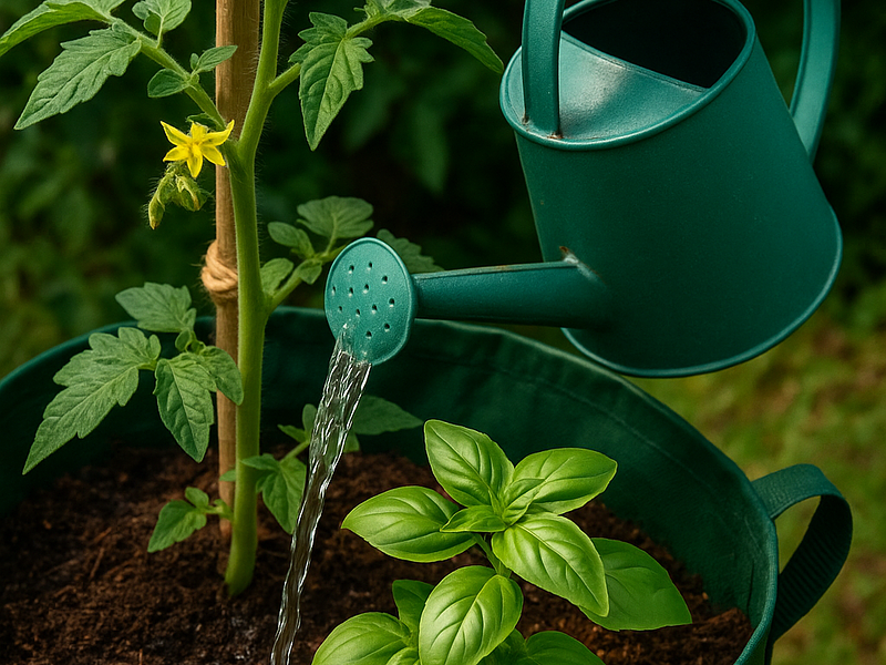 💧 Riego inteligente - cómo evitar excesos y falta de agua en tu mini huerto