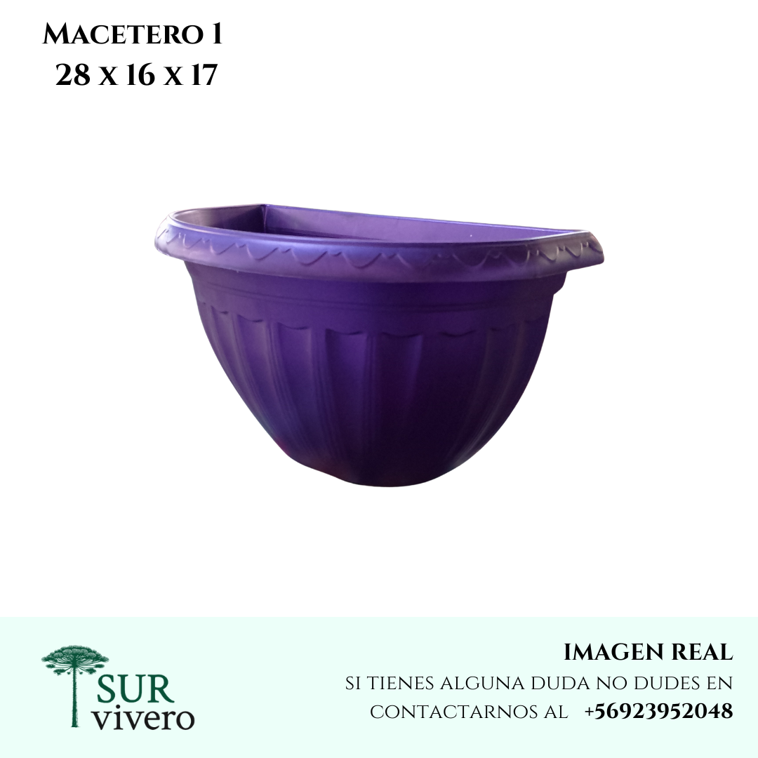 Maceteros Media luna