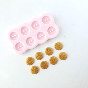 Molde Botón Liso 13