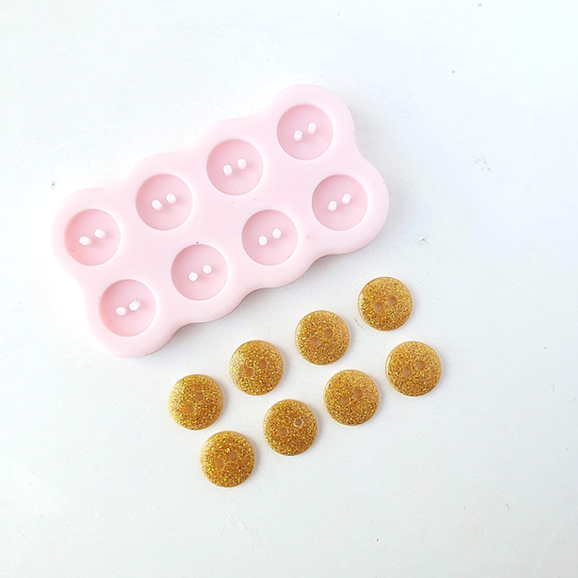 Molde Botón Liso 13 1