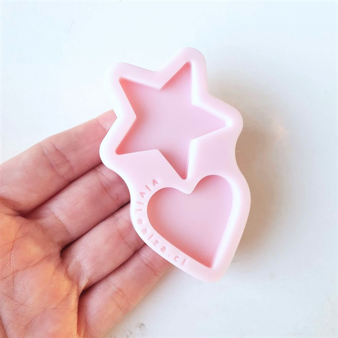 Molde Corazon Estrella 1