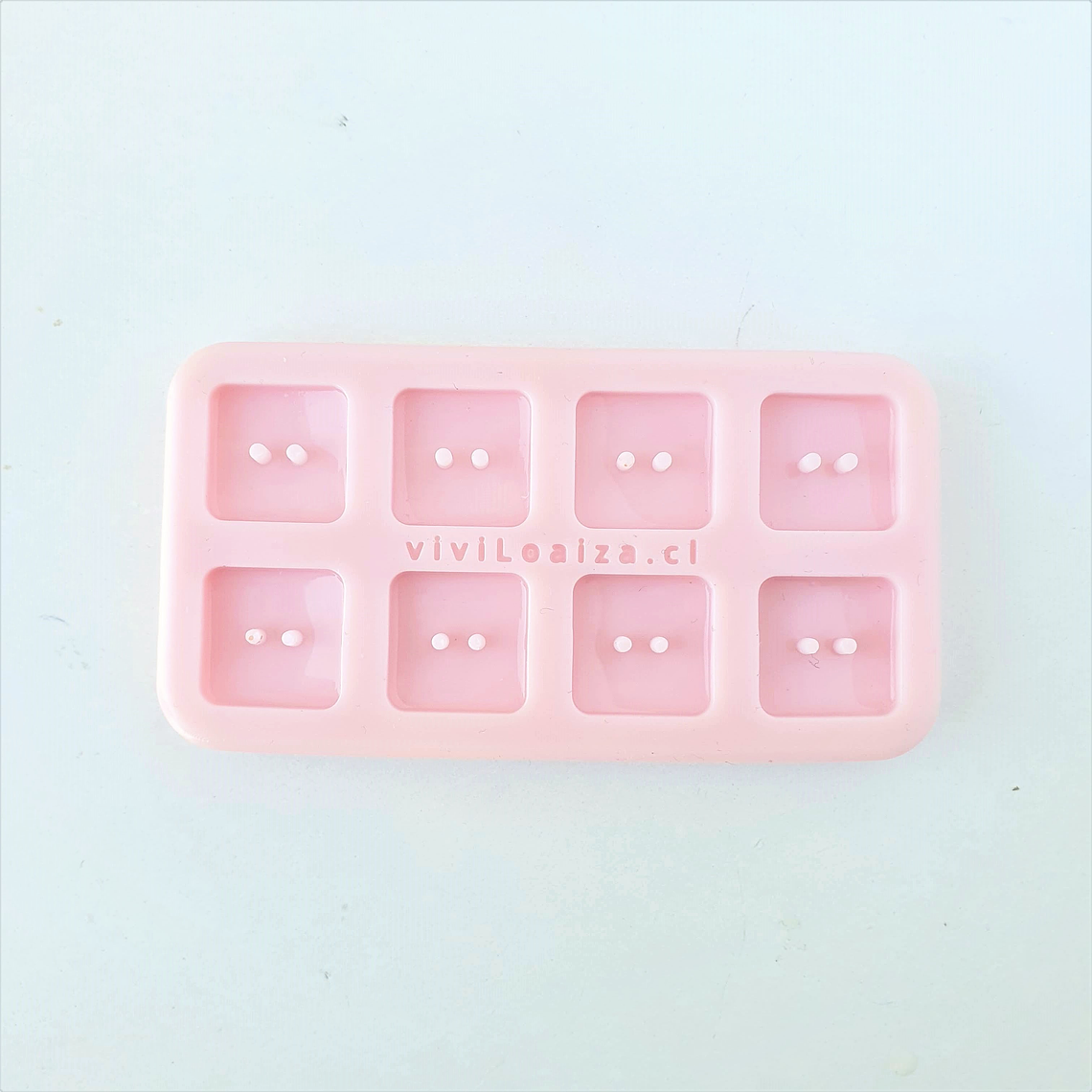 Molde Botón Cuadrado 15 1