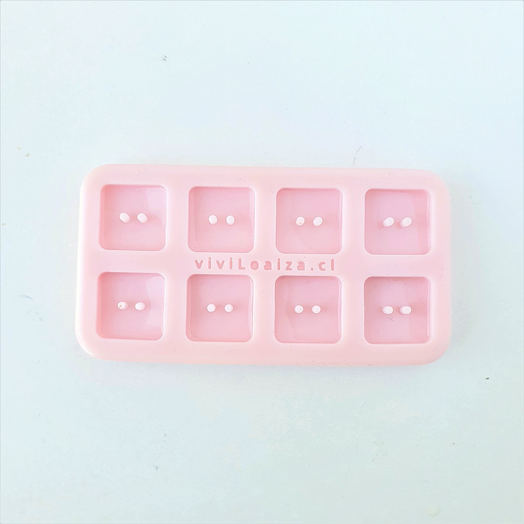Molde Botón Cuadrado 15 1