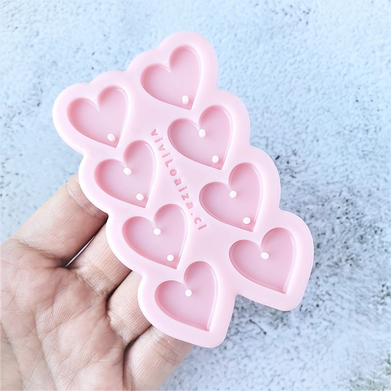 Molde Aro 4 Corazones 1